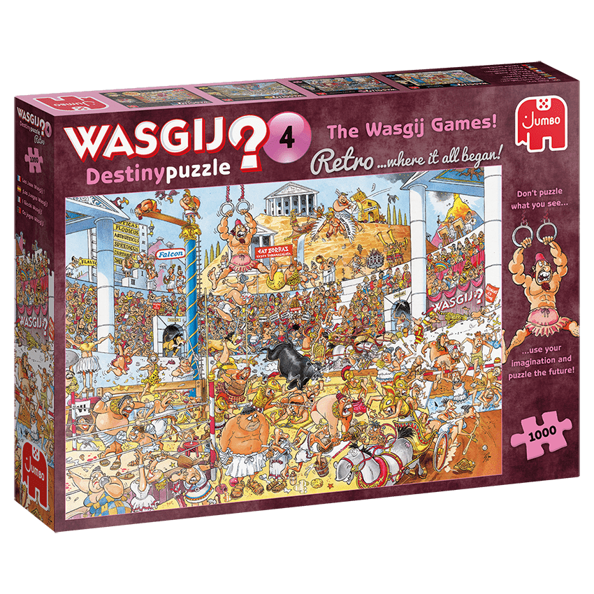 Wasgij? Destiny 4 Retro - The Wasgij Games! - 1000 brikker - Nordisk Spil