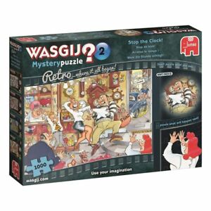 Wasgij Mystery 2 Retro - Stop the Clock - 1000 brikker - Nordisk Spil