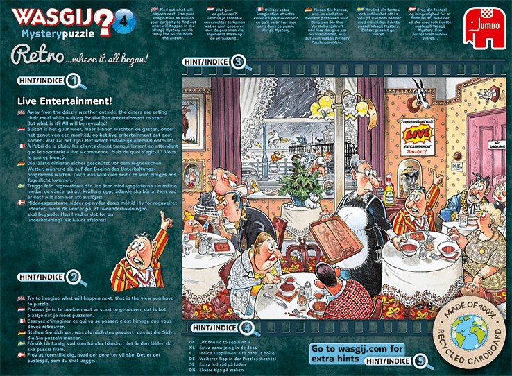 Mystery 4: Retro - Live underholdning (1000 brikker) - Nordisk Spil