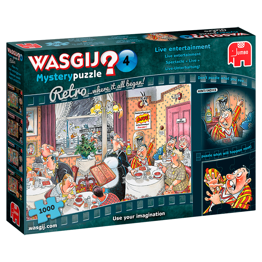 Mystery 4: Retro - Live underholdning (1000 brikker) - Nordisk Spil