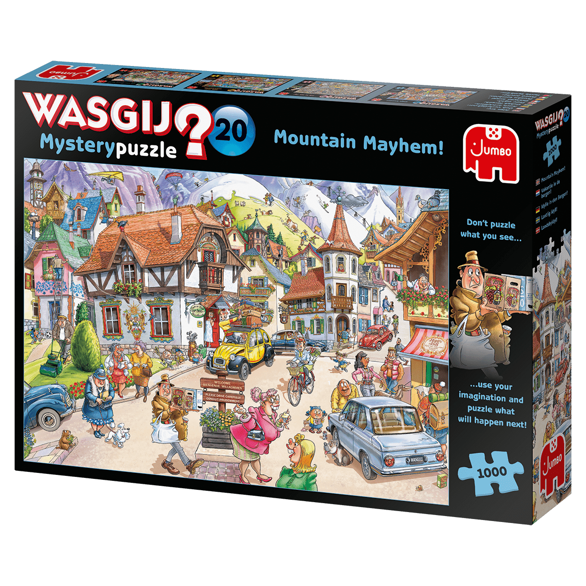 Wasgij? Mystery 20: Mountain Mayhem! - 1000 brikker - Nordisk Spil