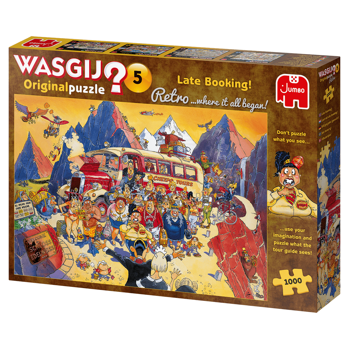 Original 5: Retro - Afbudsrejse (1000 brikker) - Nordisk Spil