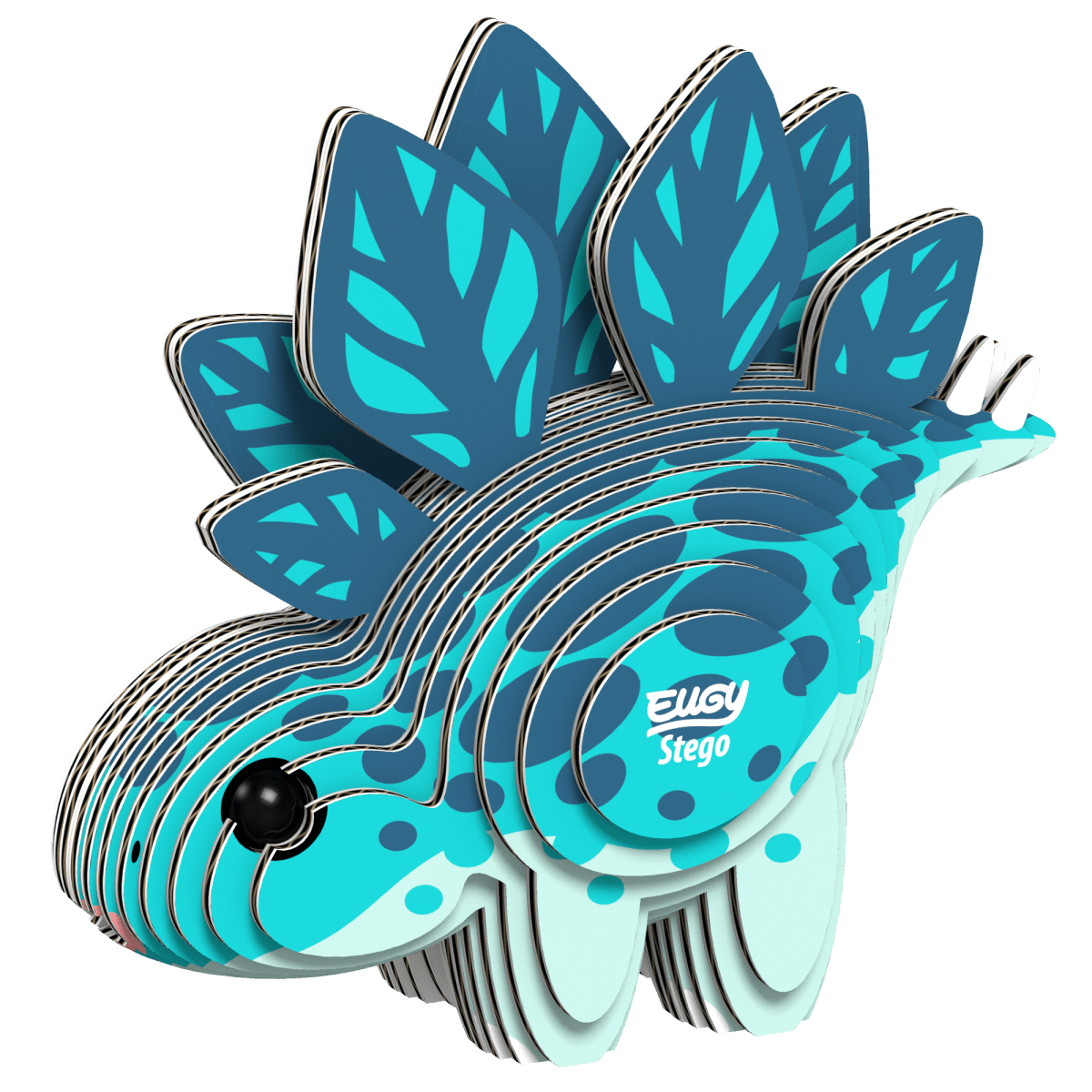 Eugy Stegosaurus – 3D puslespil - Nordisk Spil