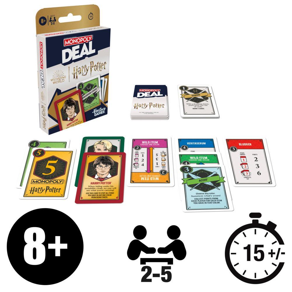 Monopoly Deal: Harry Potter - Dansk - Nordisk Spil