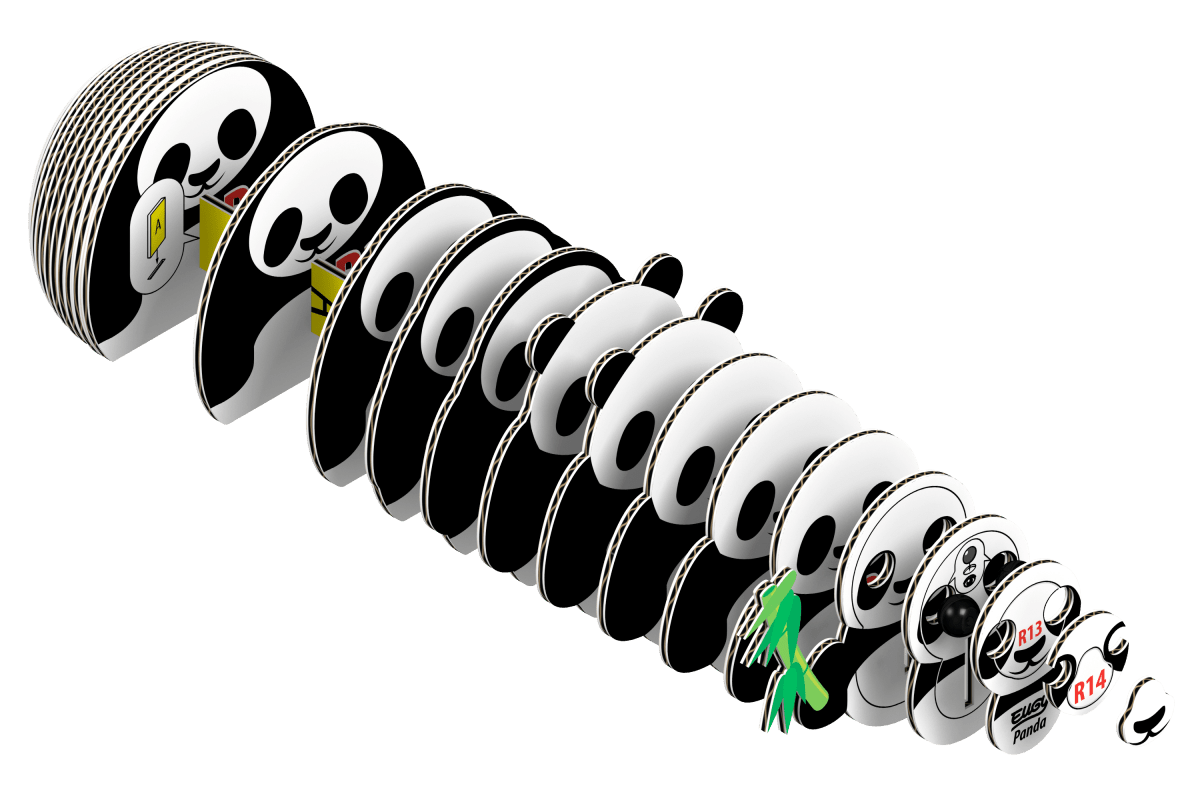 Eugy Panda – 3D puslespil - Nordisk Spil