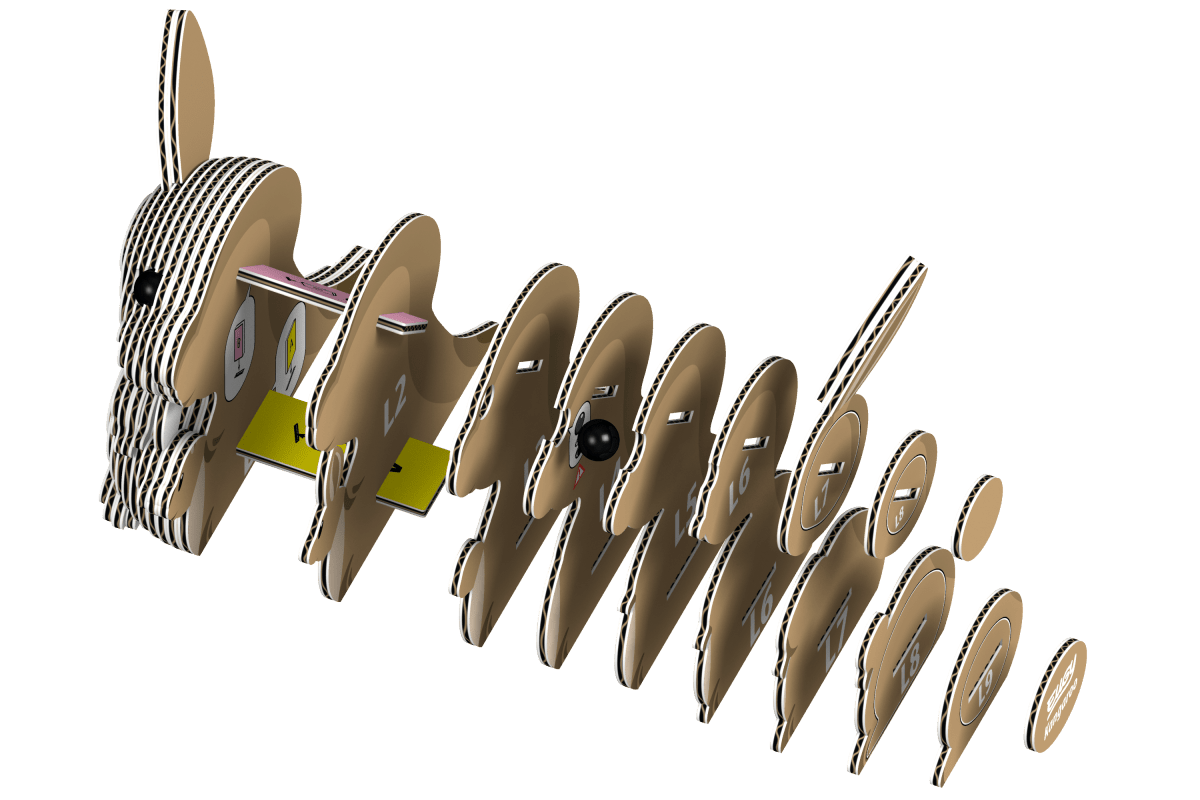 Eugy Kænguru – 3D puslespil - Nordisk Spil