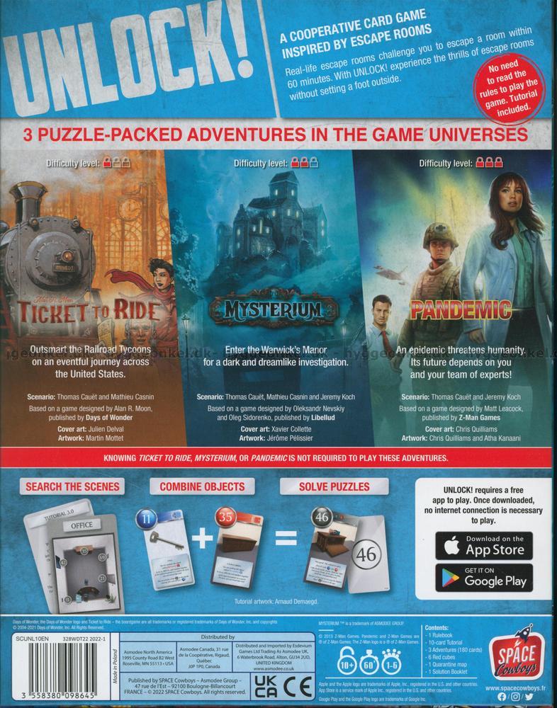 Unlock! 10 Game Adventures - Engelsk