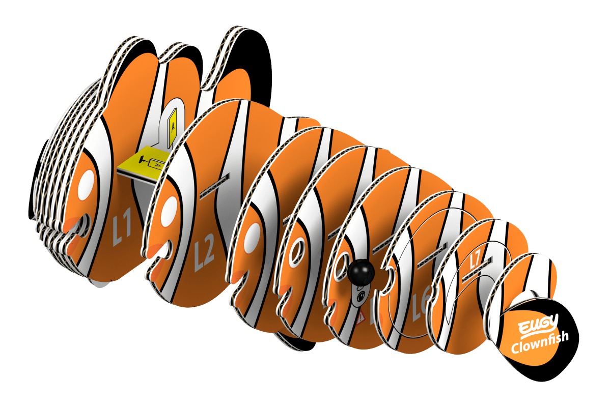 Eugy Klovnefisk – 3D puslespil - Nordisk Spil