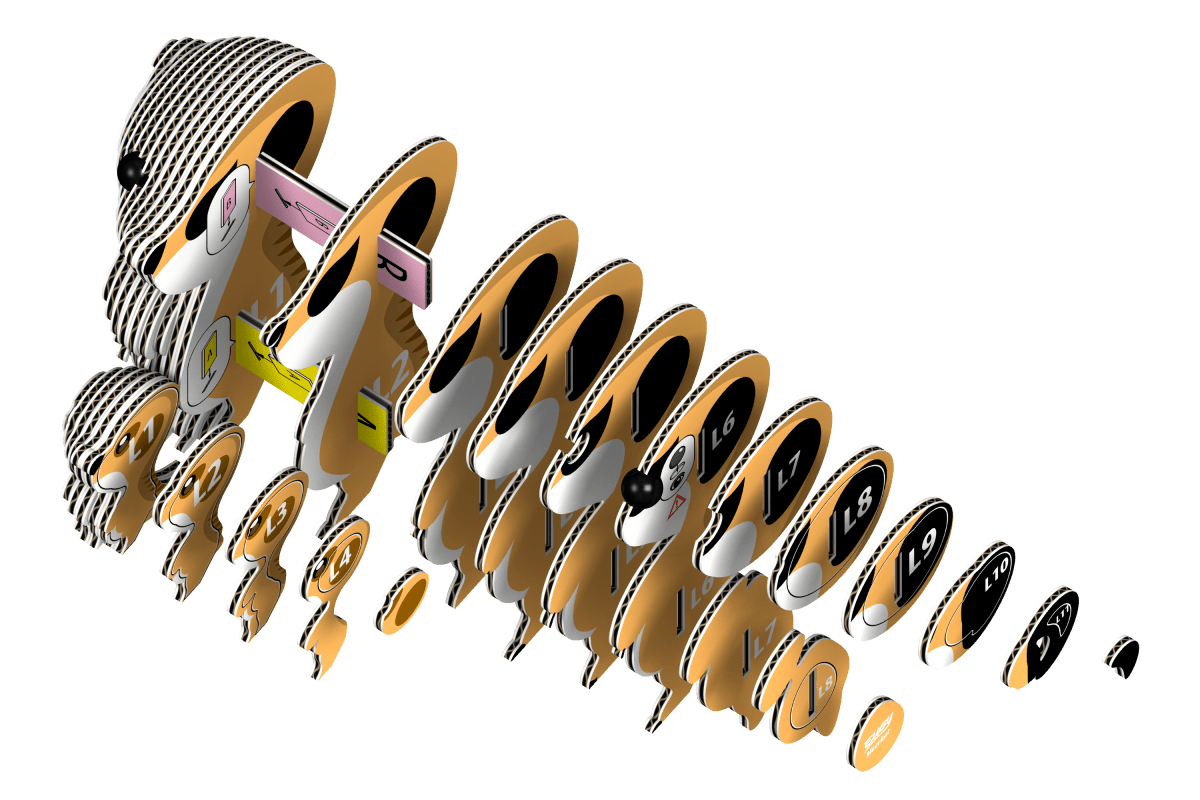 Eugy Surikat – 3D puslespil - Nordisk Spil