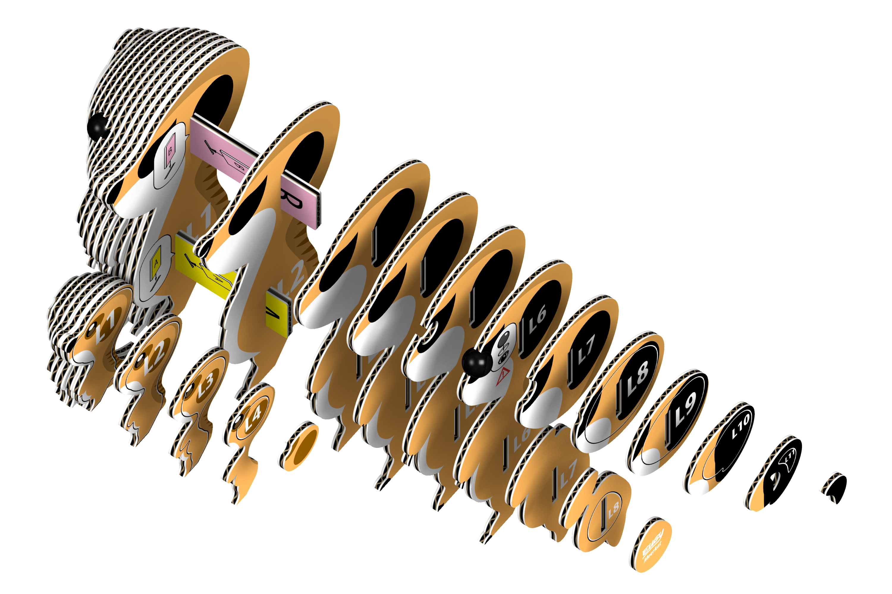 Eugy Surikat – 3D puslespil