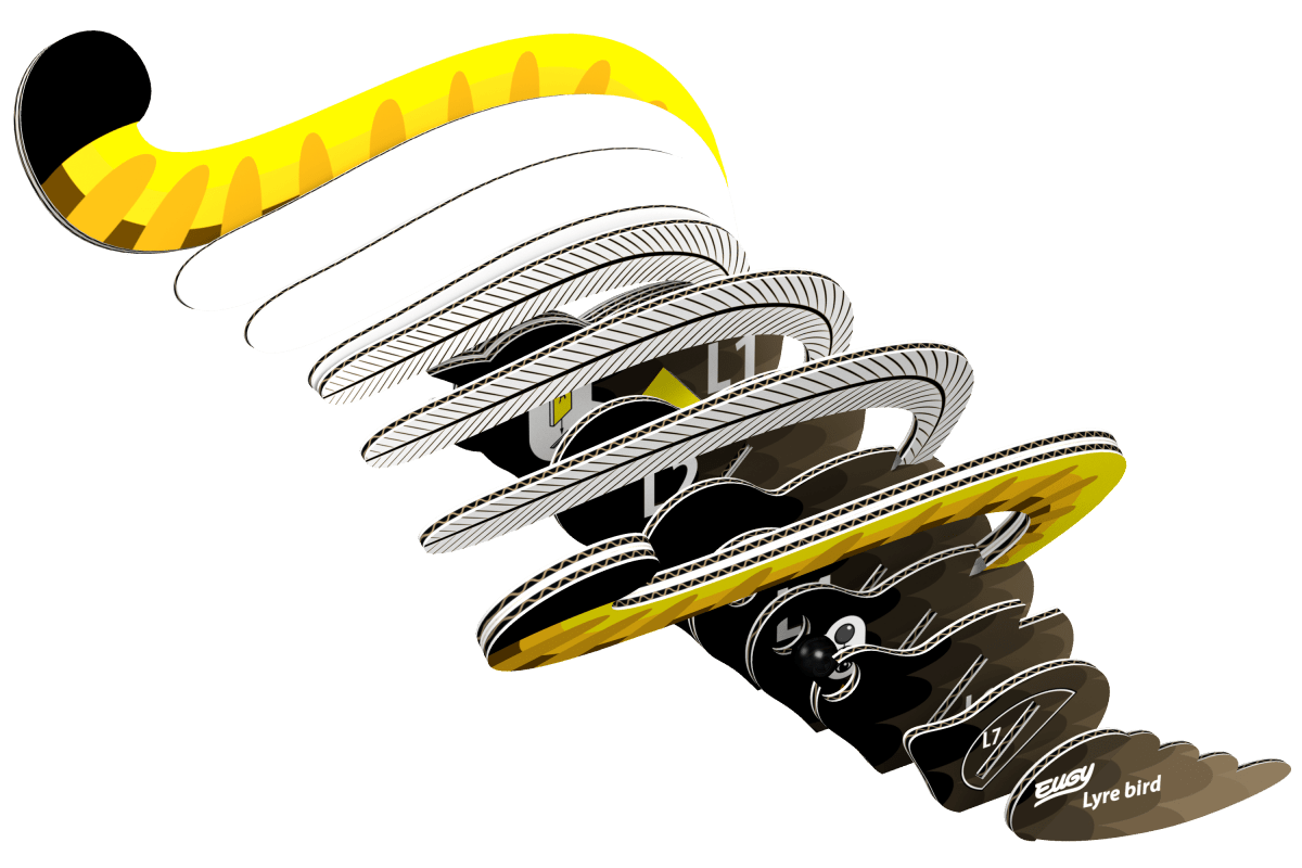 Eugy Lyre Fugl – 3D puslespil - Nordisk Spil