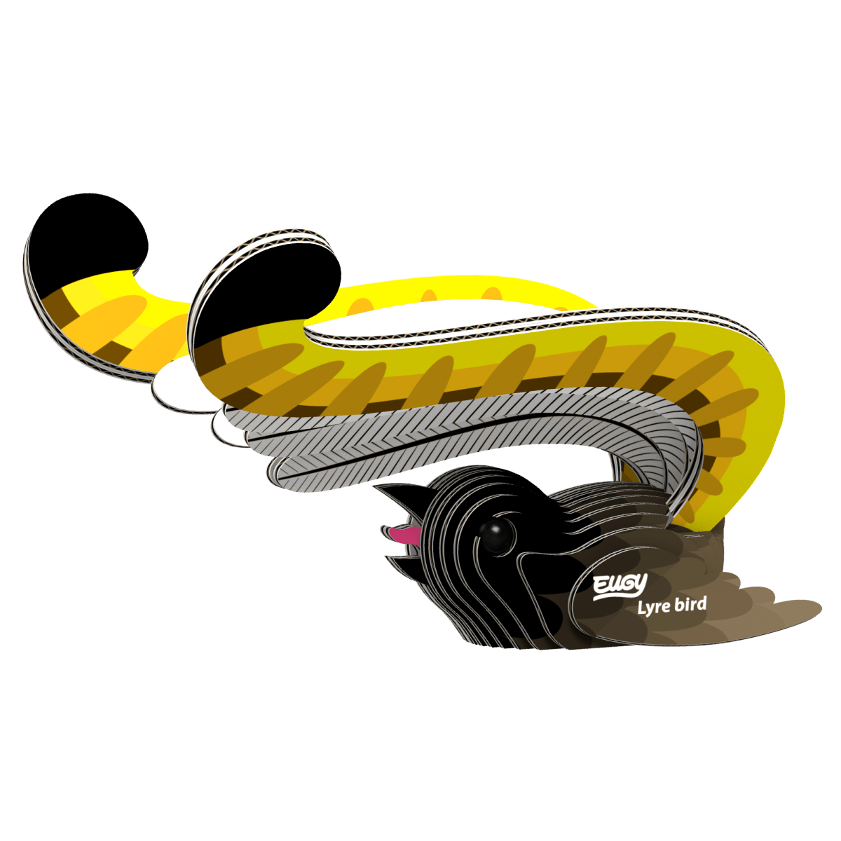 Eugy Lyre Fugl – 3D puslespil - Nordisk Spil