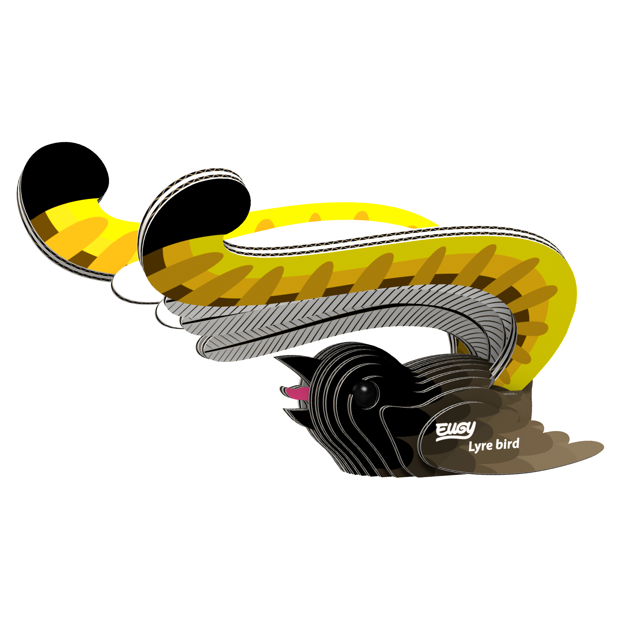 Eugy Lyre Fugl – 3D puslespil