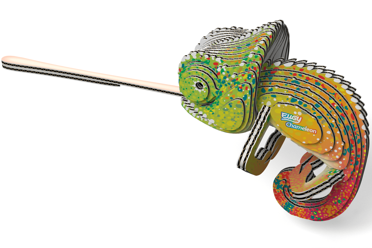 Eugy Kamæleon – 3D puslespil - Nordisk Spil