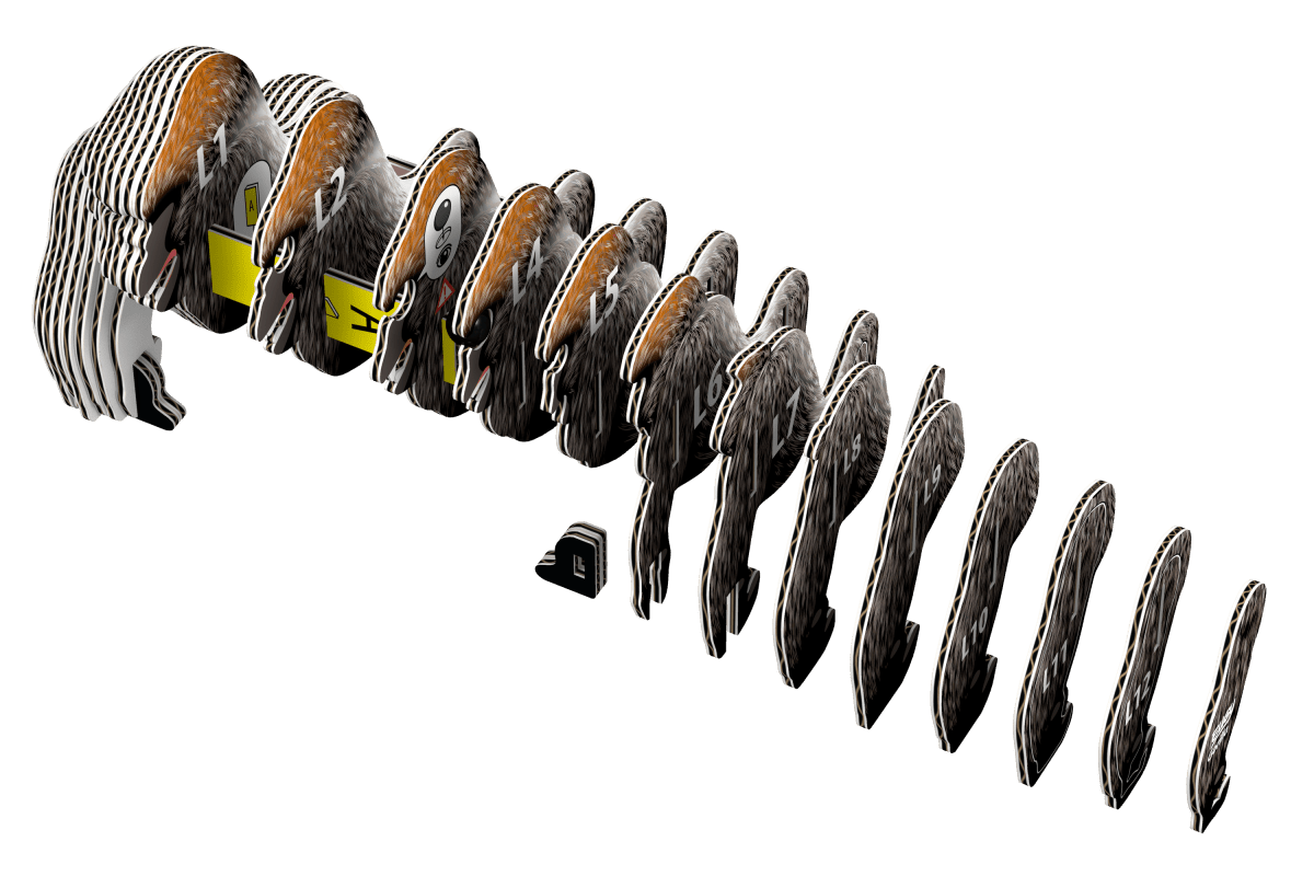 Eugy Gorilla – 3D puslespil - Nordisk Spil