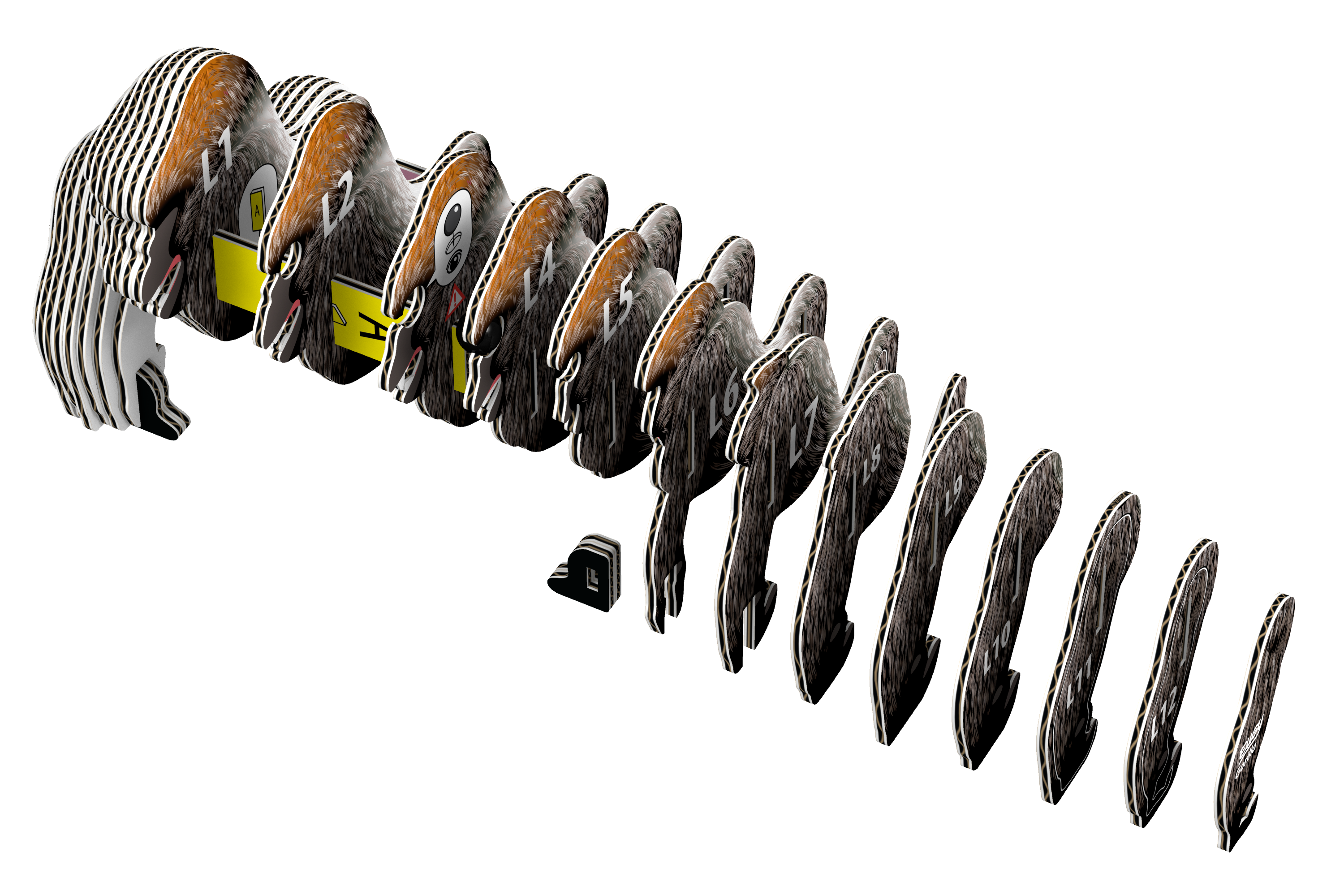 Eugy Gorilla – 3D puslespil