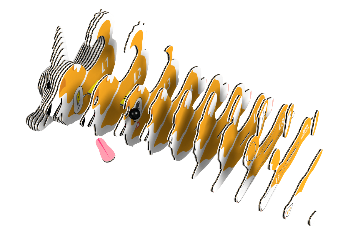 Eugy Corgi – 3D puslespil - Nordisk Spil