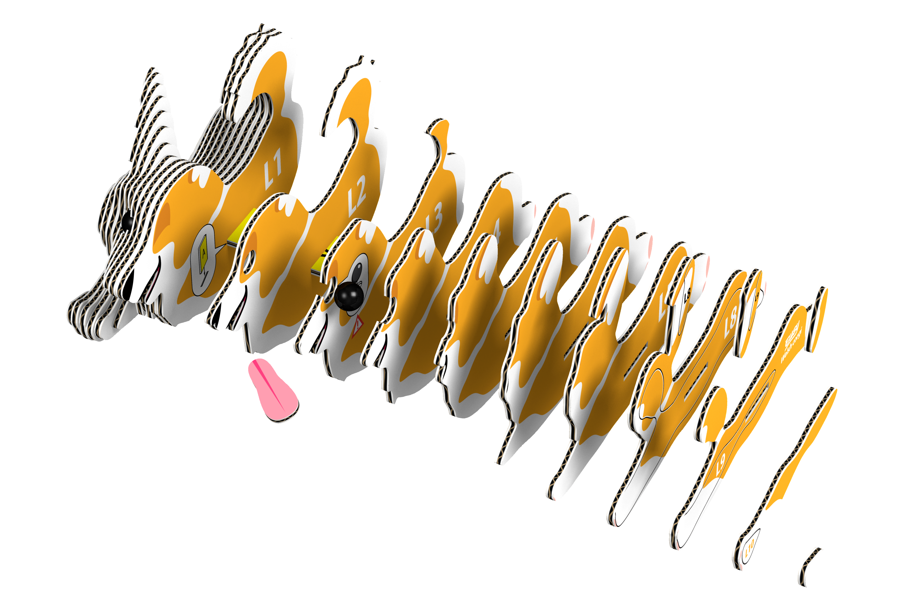 Eugy Corgi – 3D puslespil
