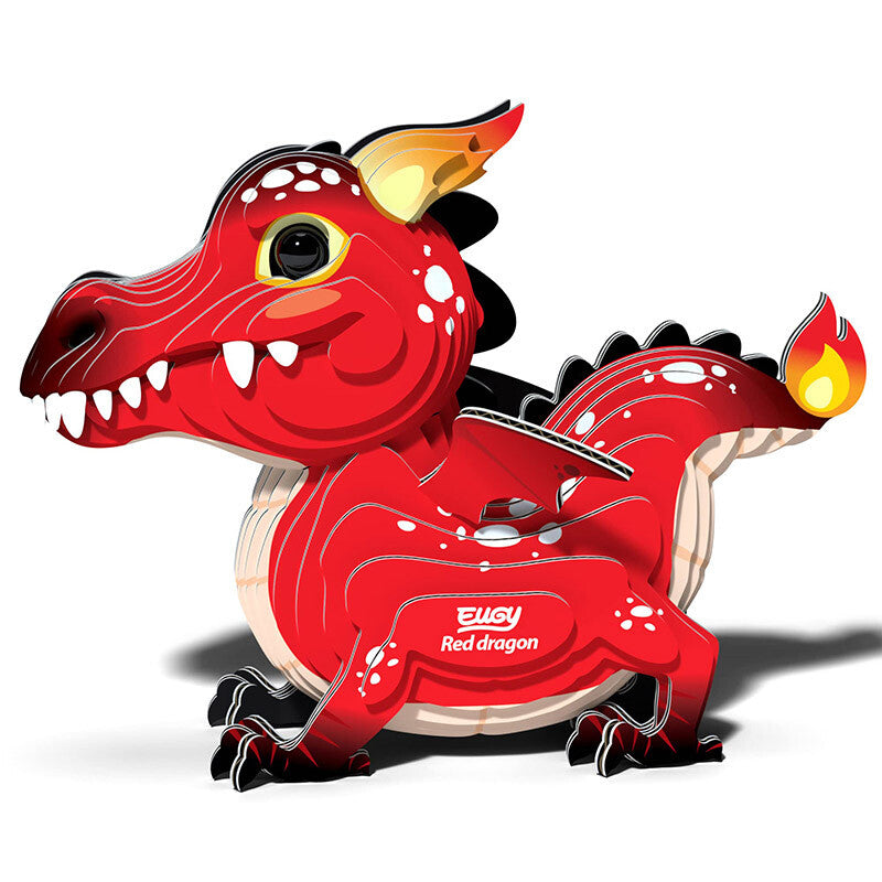 Eugy Rød Drage – 3D puslespil