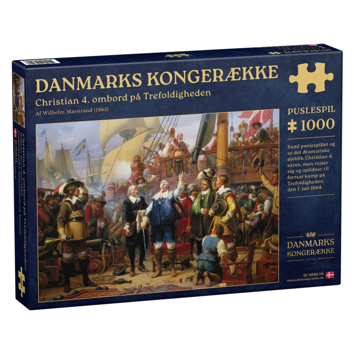 Danmarks kongerække: Christian 4. på Trefoldigheden - 1000 brikker - Nordisk Spil