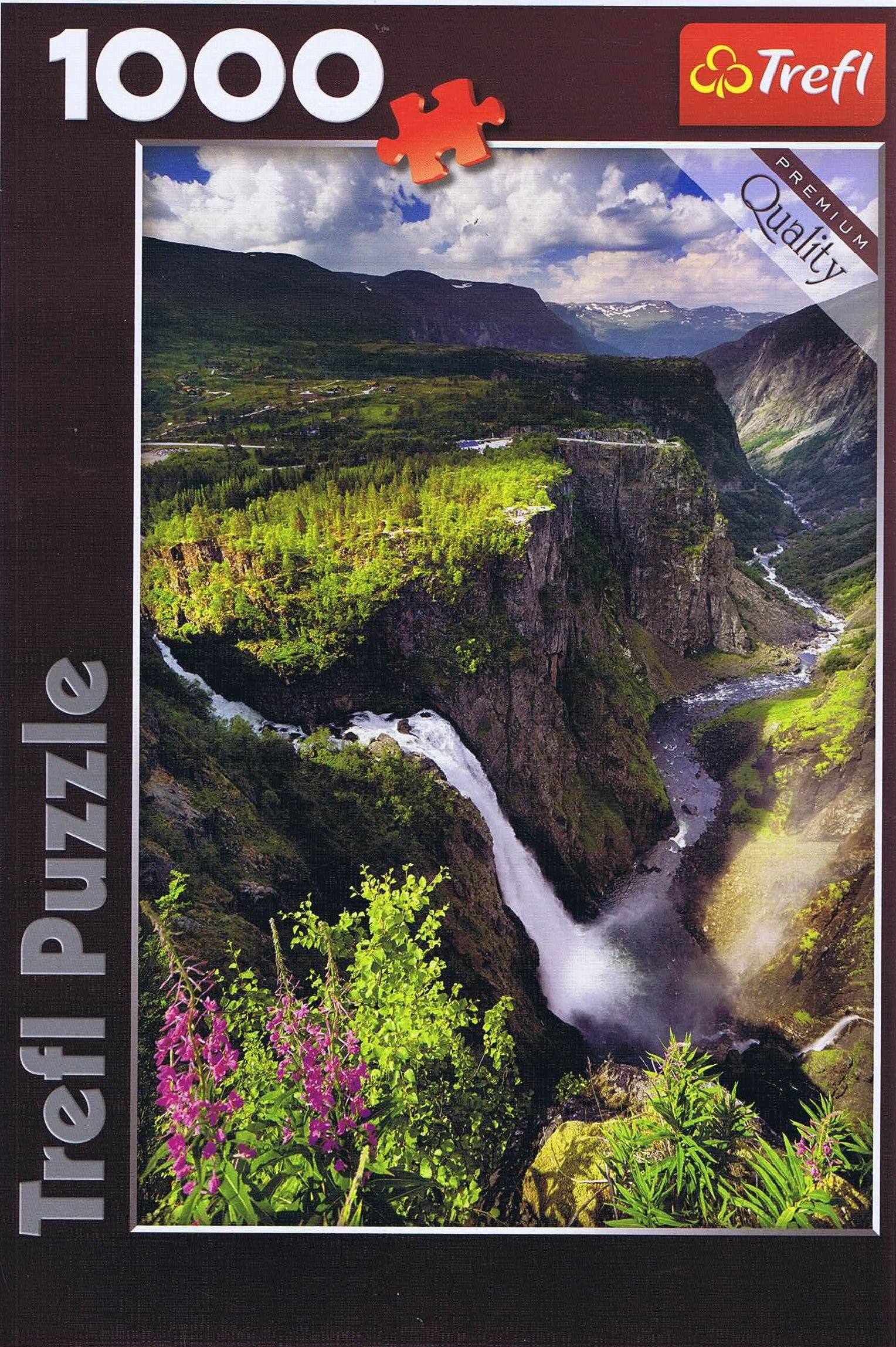 Vøringsfossen waterfall, 1000 brikker