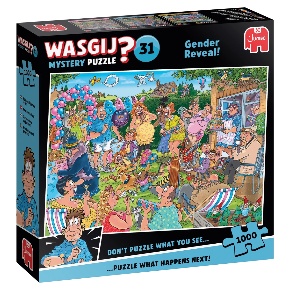 Wasgij Mystery 31: Dreng eller pige - 1000 brikker - Nordisk Spil