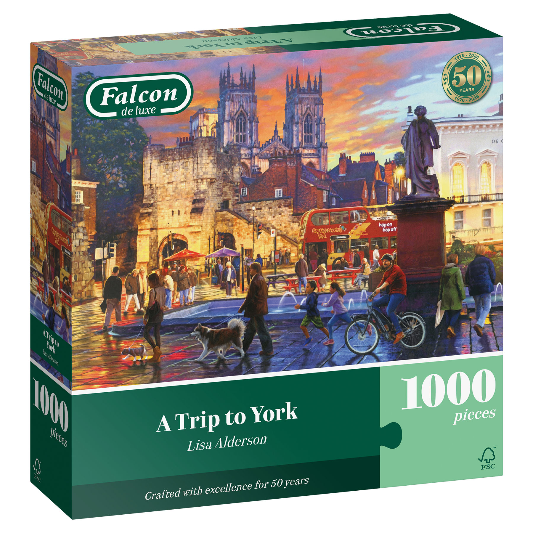 Falcon: Turen går til York - 1000 brikker