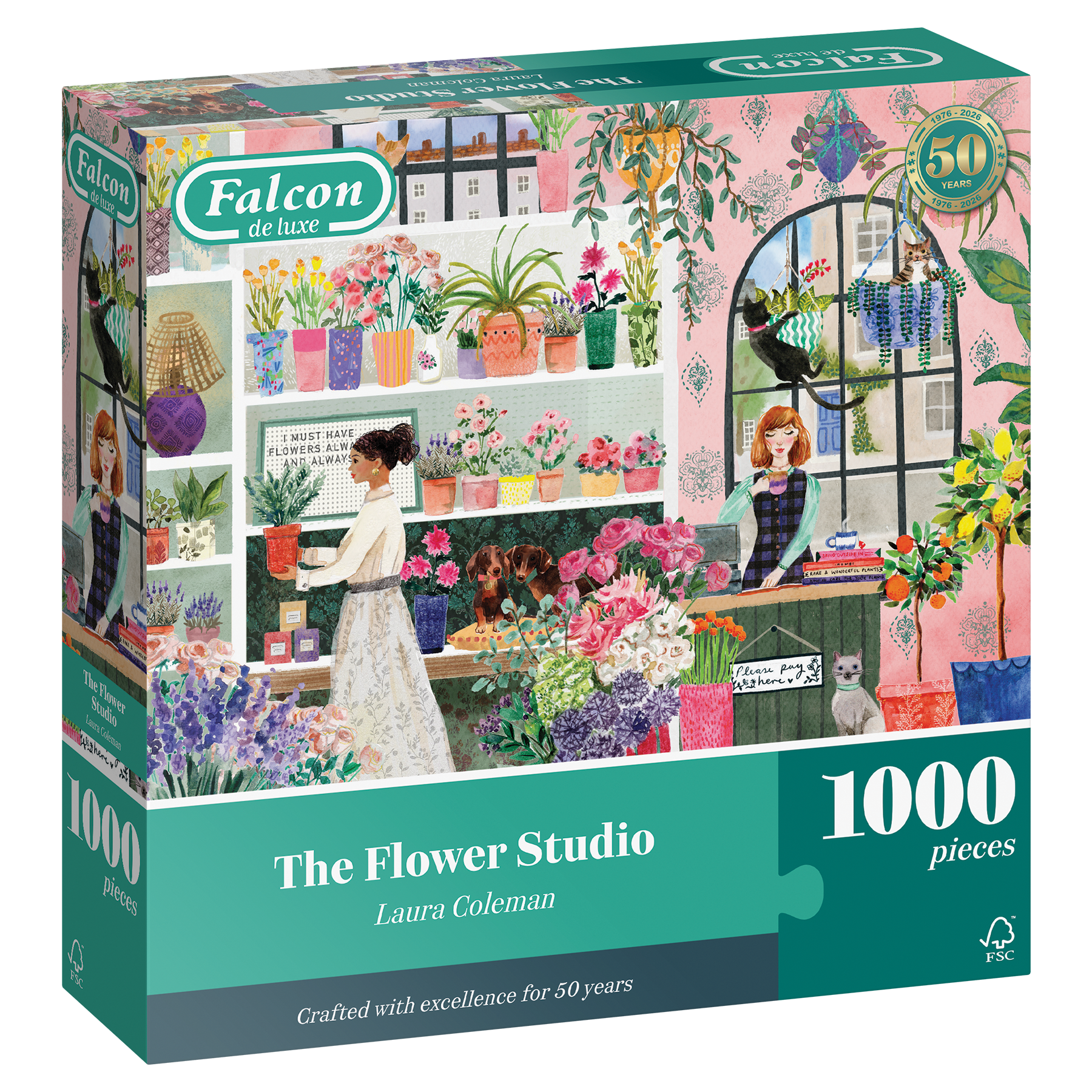 Falcon: Blomsterbutikken - 1000 brikker