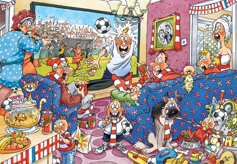 Original 21: Fodbold feber - 1000 brikker - Nordisk Spil