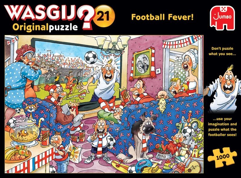 Original 21: Fodbold feber - 1000 brikker - Nordisk Spil
