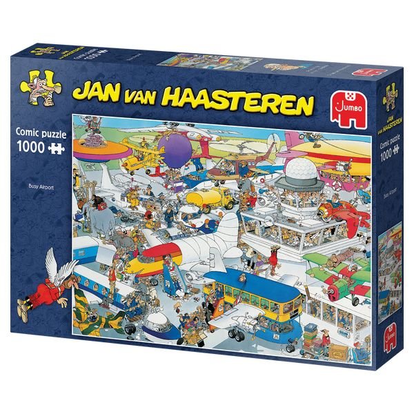 Jan van Haasteren: Den travle lufthavn - 1000 brikker - Nordisk Spil