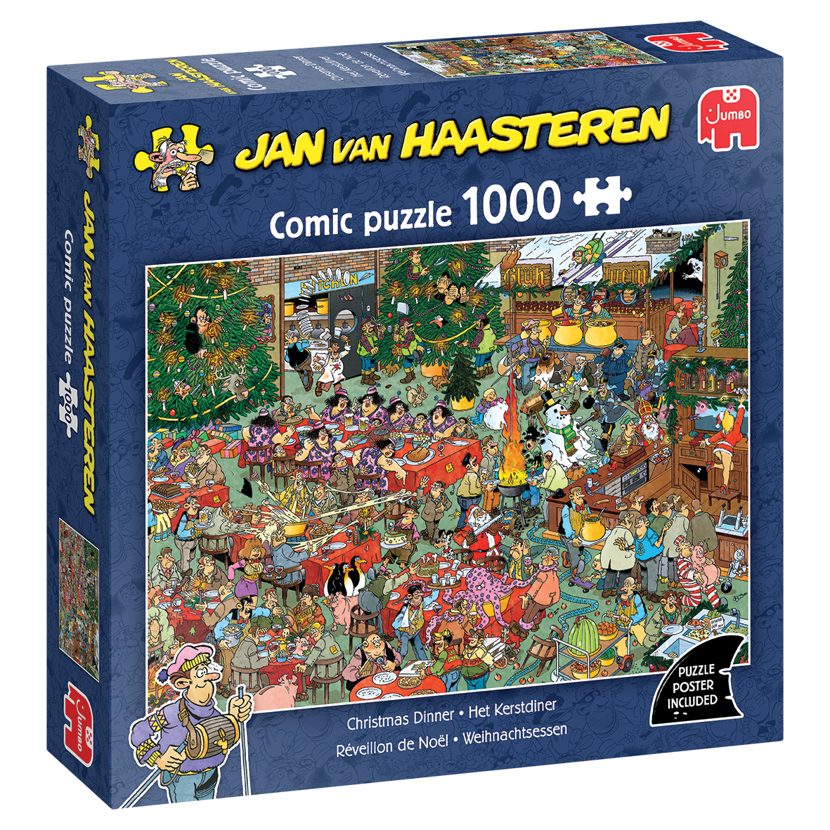 Julemad i lange baner - 1000 brikker