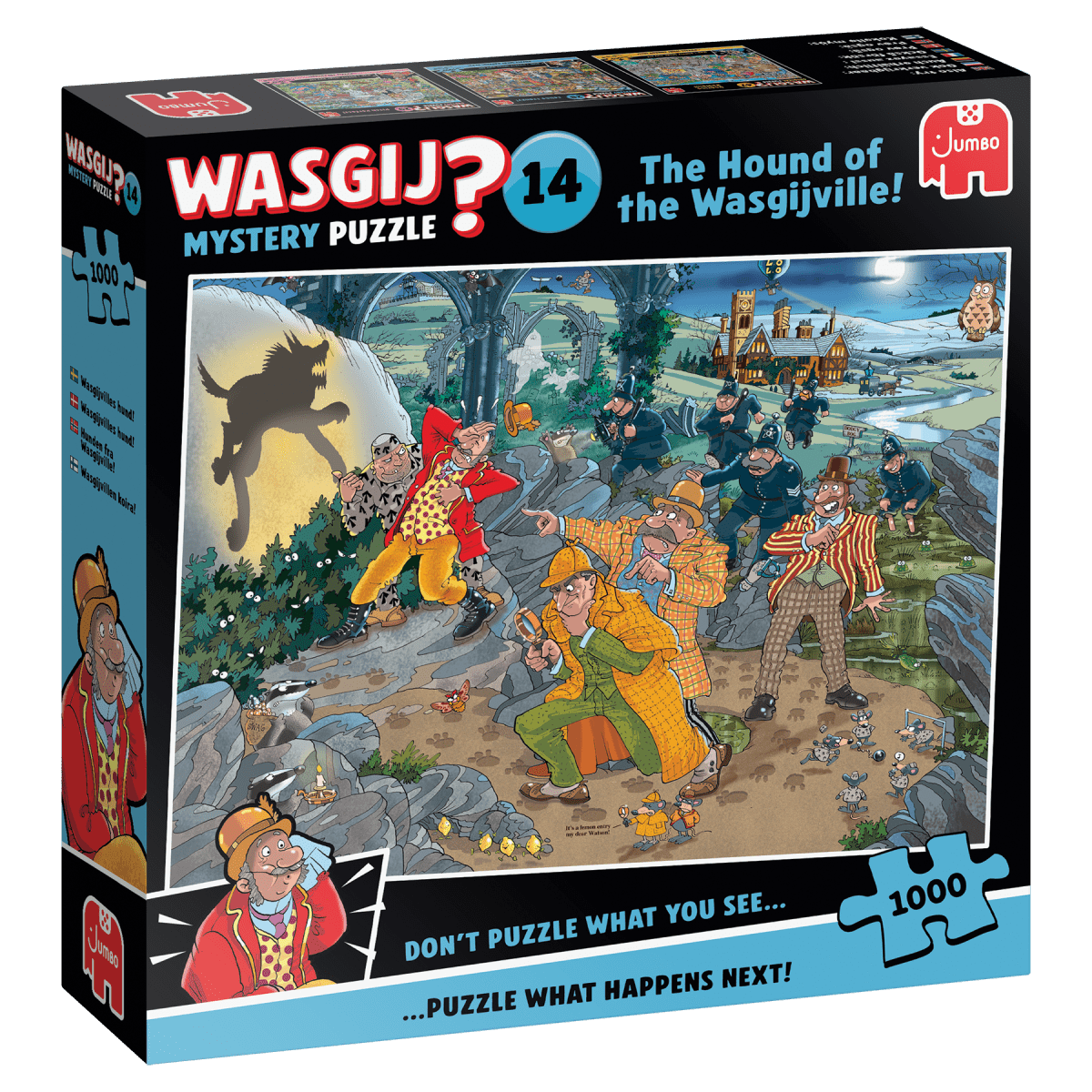 Mystery 14: Jagten i Wasgijville - 1000 brikker - Nordisk Spil