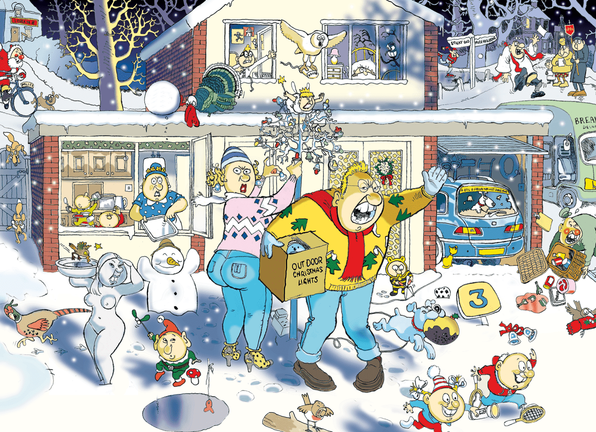 Christmas 9: En lys jul - 1000 brikker - Nordisk Spil
