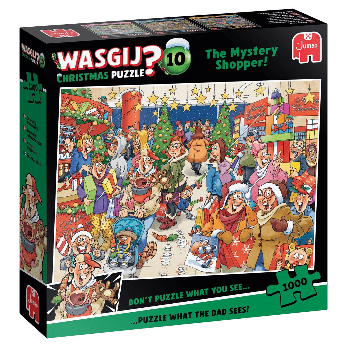 Christmas 10: Hvem snupper den sidste gave - 1000 brikker - Nordisk Spil