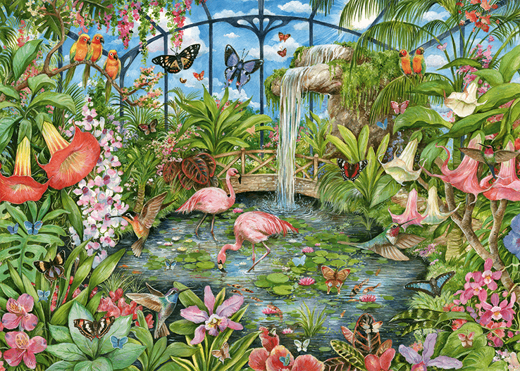 Tropical Conservatory - 1000 Brikker - Nordisk Spil
