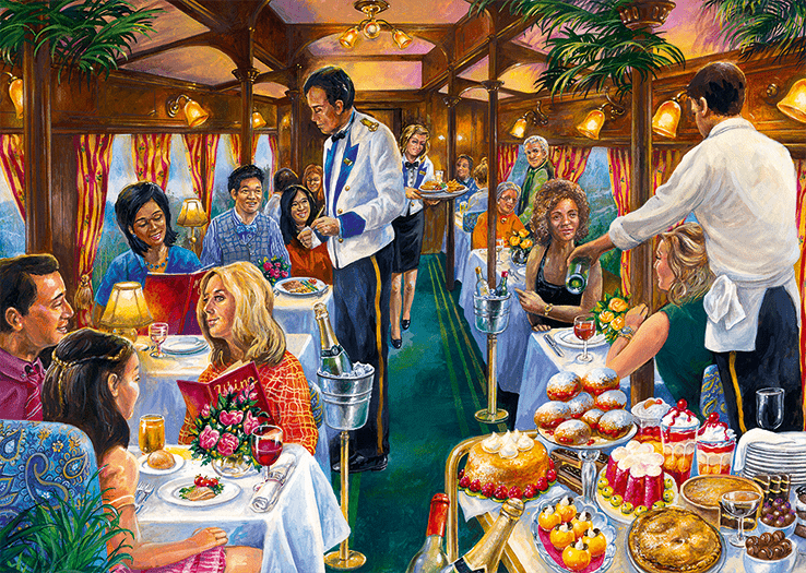 The Dining Carriage - 500 brikker - Nordisk Spil