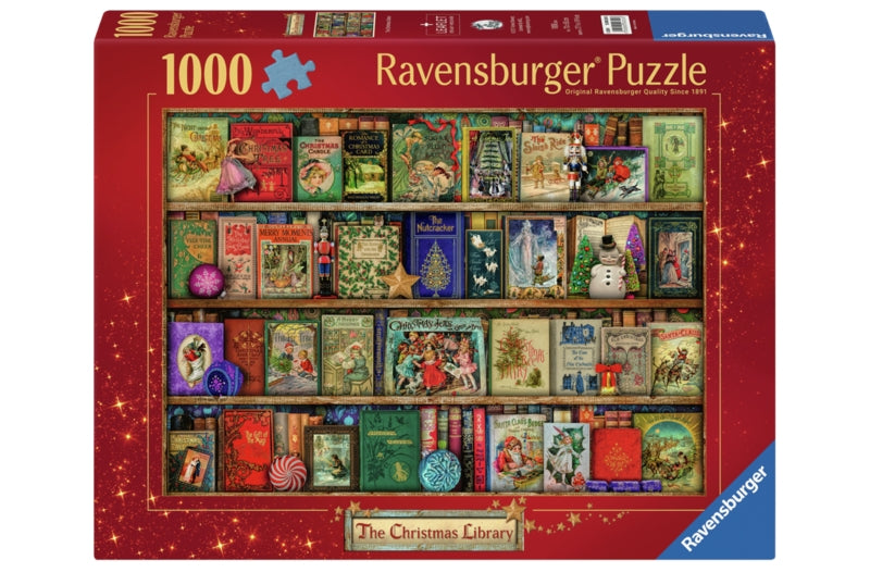 Stewart: Jule biblioteket - 1000 brikker