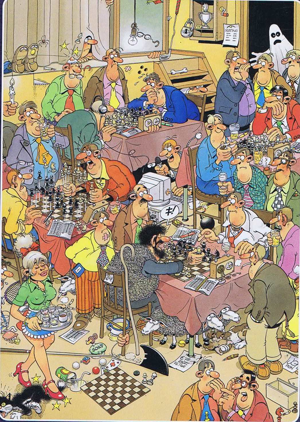 The Chess Club - 500 brikker - Nordisk Spil