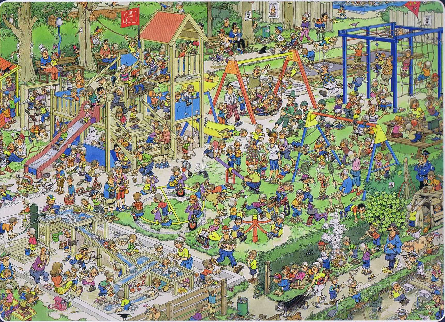 Jan van Haasteren: The Playground - 1000 brikker