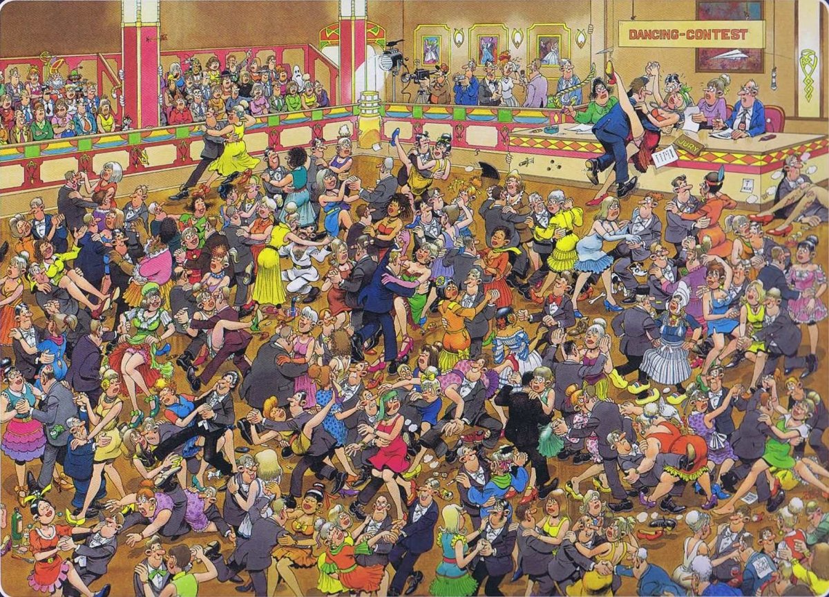 Ballroom dancing - 1000 brikker - Nordisk Spil
