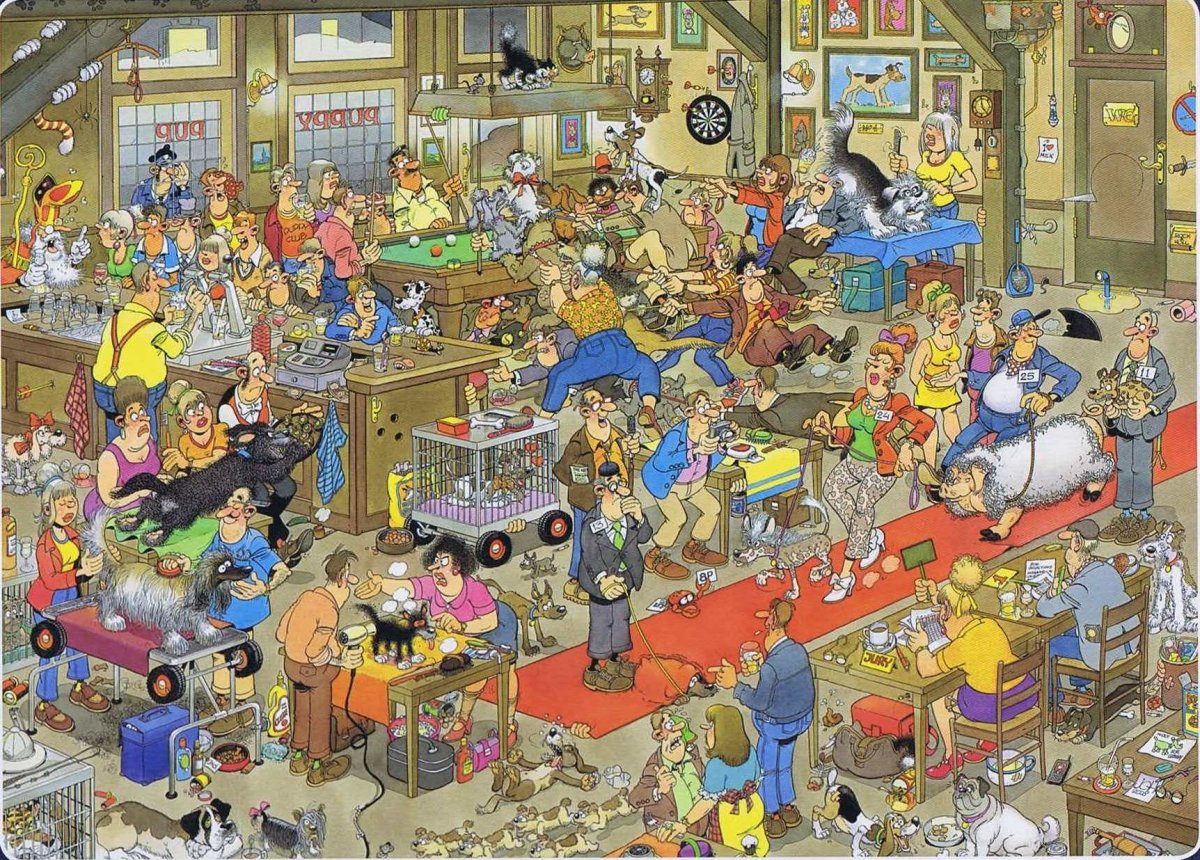 The Dog Show, 1500 brikker - Nordisk Spil