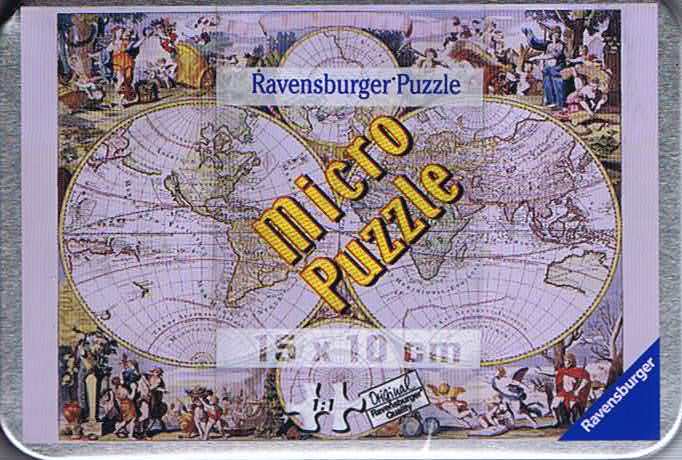 Historical World Map, Micro puzzle - Nordisk Spil