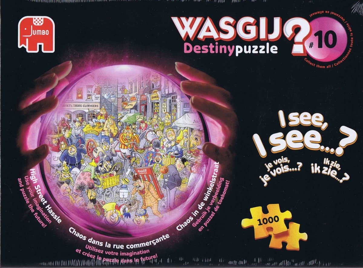 Wasgij? Destiny 10 High Street Hassle - 1000 brikker - Nordisk Spil