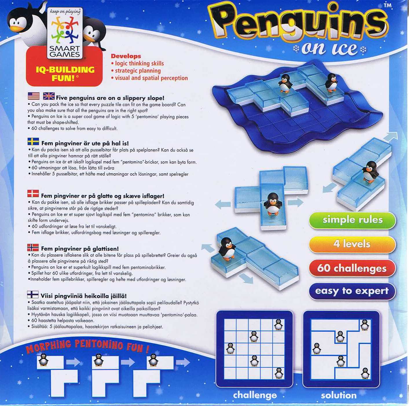 Penguins on ice