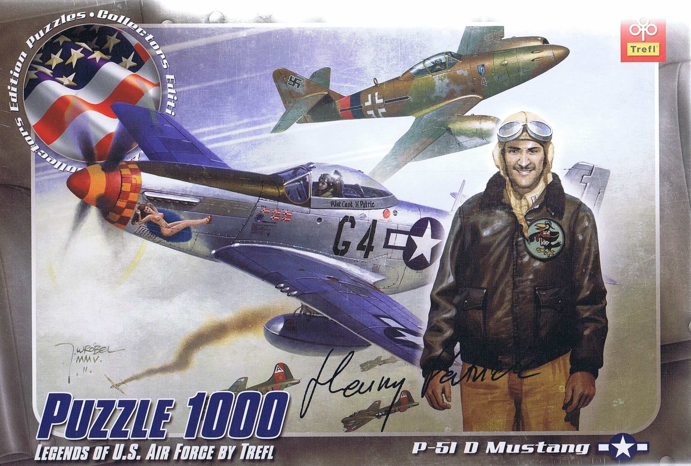 P-51 D Mustang - 1000 brikker