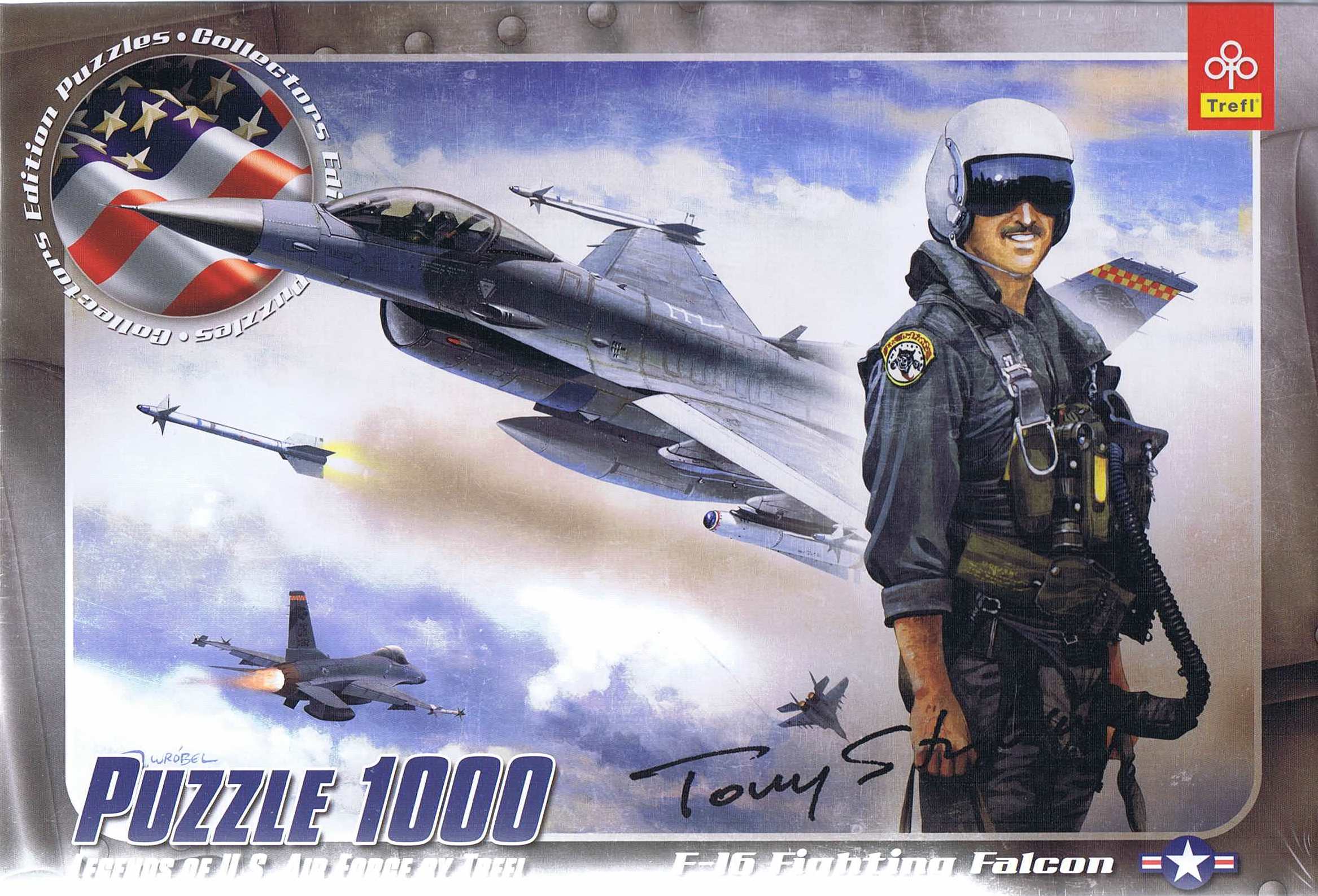 F-16 Fighting Falcon - 1000 brikker