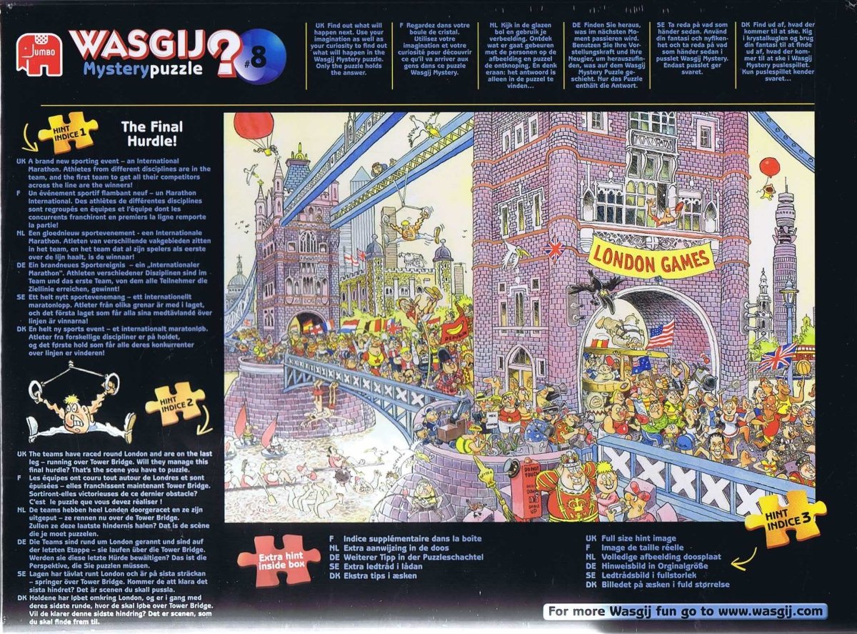 Wasgij? Mystery 8 The Final Hurddle - 1000 brikker - Nordisk Spil