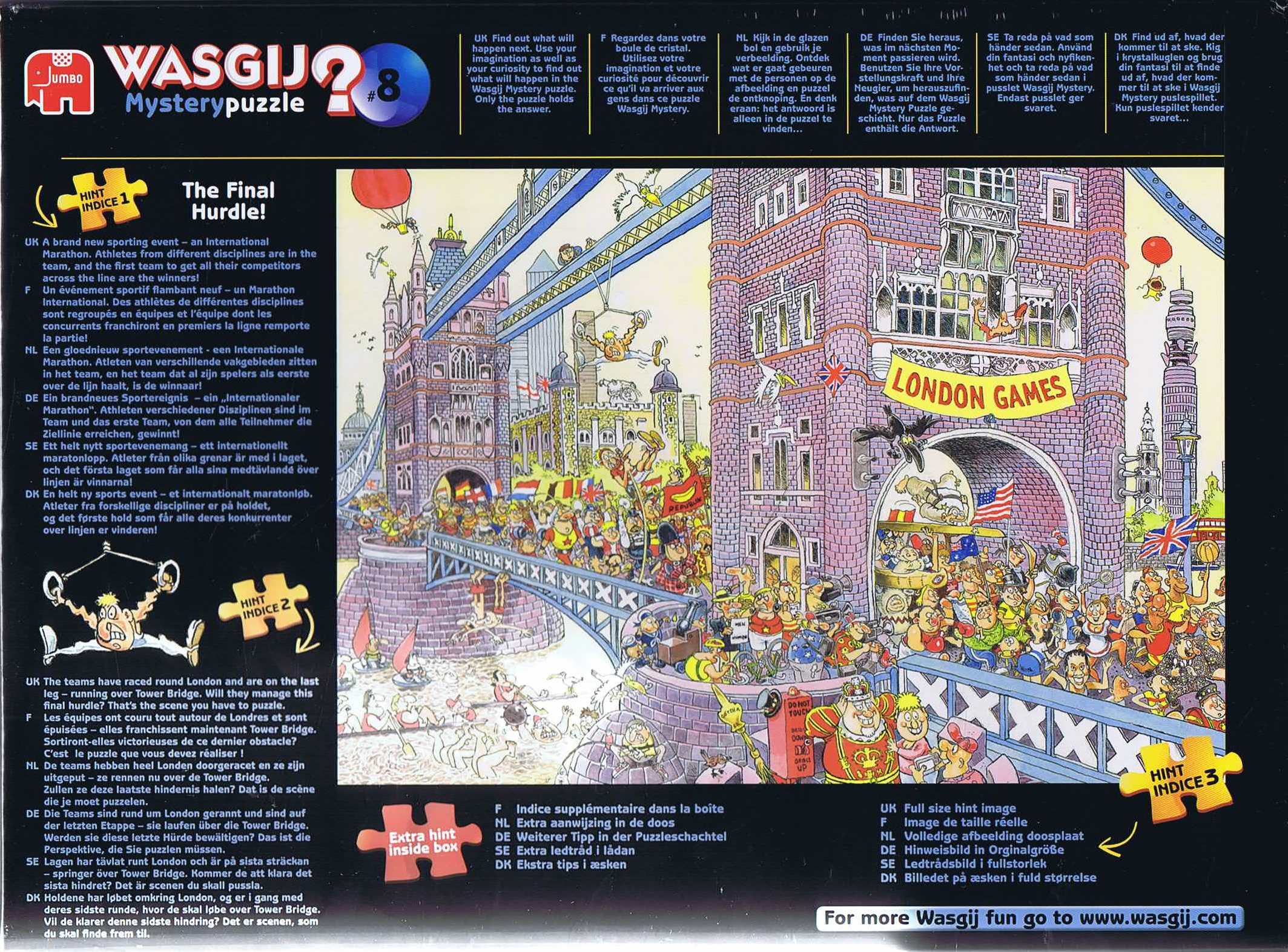Wasgij? Mystery #8 The Final Hurddle - 1000 brikker