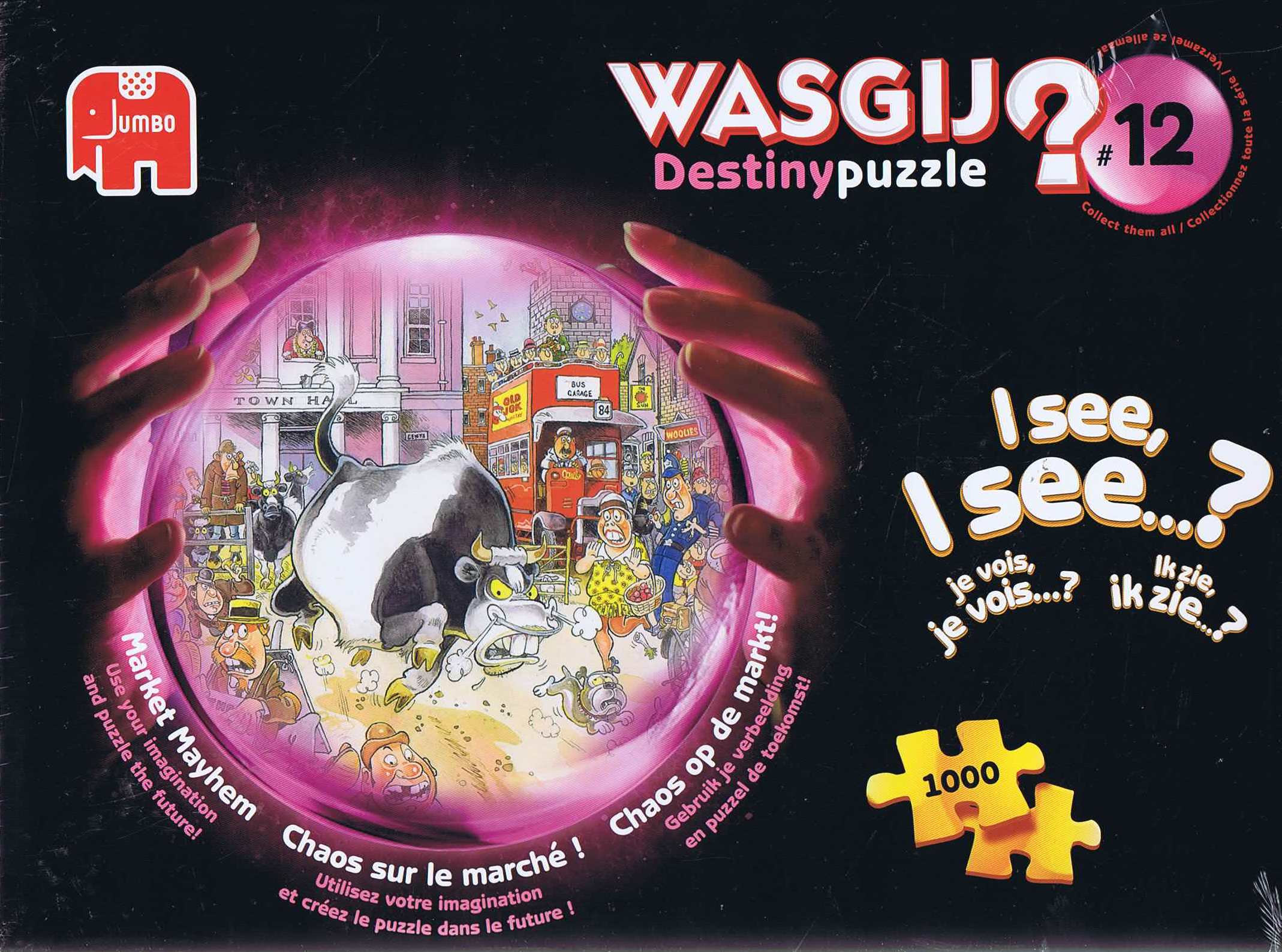 Wasgij? Destiny #12 Market Mayhem - 1000 brikker
